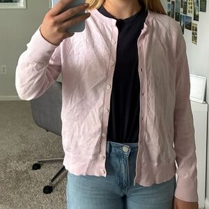 Banana Republic Pastel Pink Cardigan Size Medium